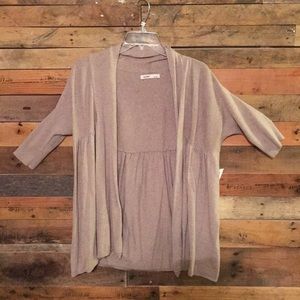 Ribbed Cardigan Sweater